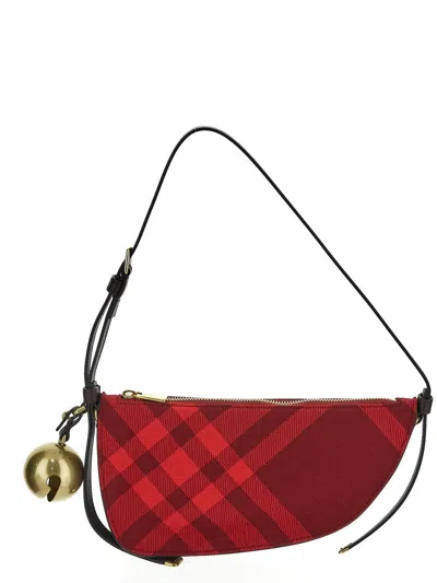 Burberry Red Mini Shield Sling Bag