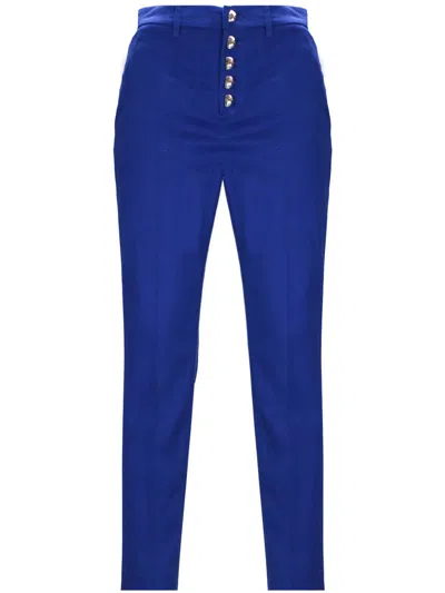 Dondup Trousers In Electric Blu