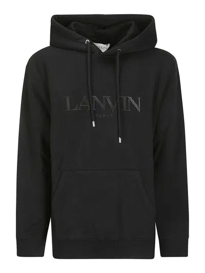 Lanvin Bands Hoodie In Black