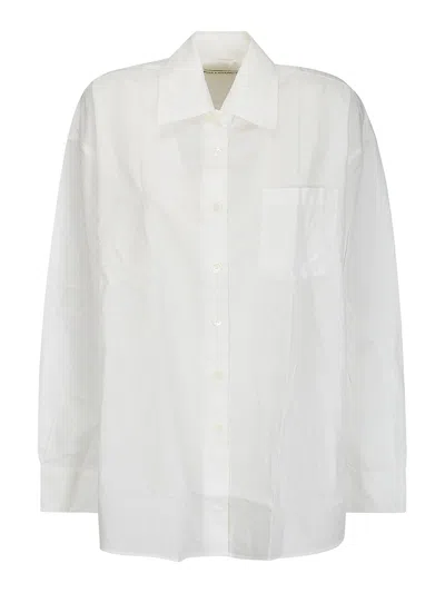 Our Legacy Classic White Cotton Blend Shirt