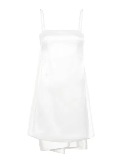 P.a.r.o.s.h Papavero Mini Dress In White