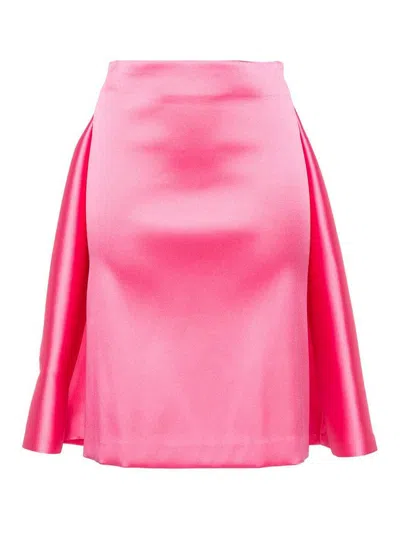 P.a.r.o.s.h Papavero Balloon Skirt In Pink
