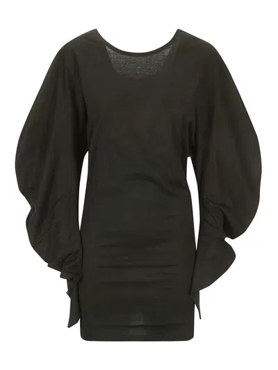 Setchu Maru Jersey Dress In Black