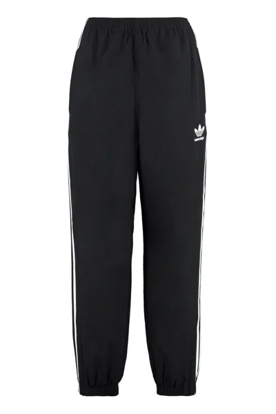 Balenciaga X Adidas - Techno Fabric Track Pants In Black