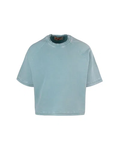 Pdf Channel T-shirt Waffle Torquoise In Turquoise