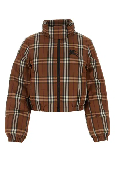 Burberry Jackets In Checked