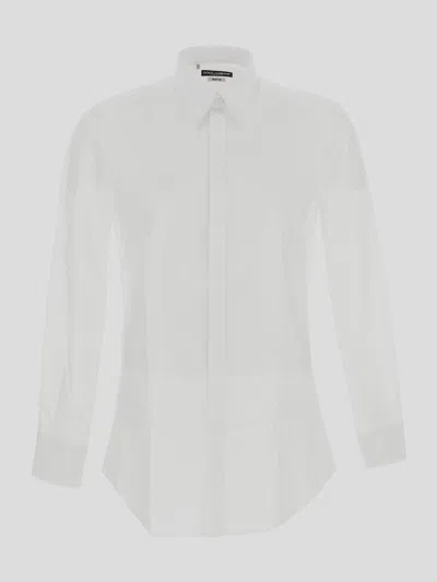 Dolce & Gabbana Shirts In Biancoottico