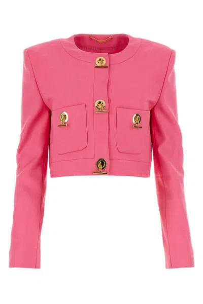 Moschino Jackets And Vests In Pink