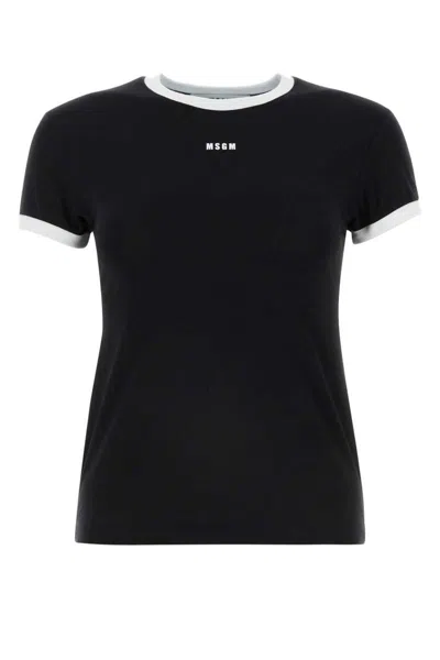 Msgm T-shirt  Woman Color Black