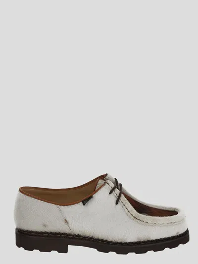 Paraboot Chunky Lace-up Derby Shoes In White