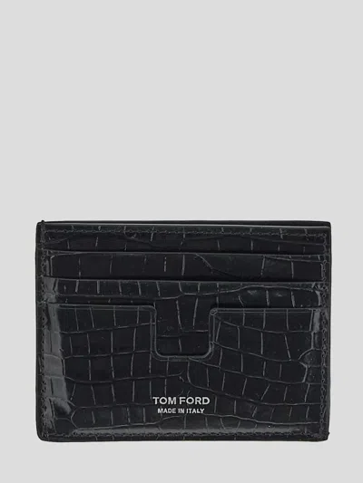 Tom Ford Tom Fort Wallet In Black