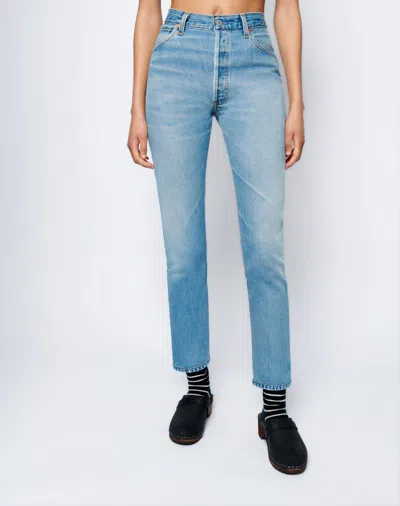 Re/done Levi's High Rise Ankle Crop In 25