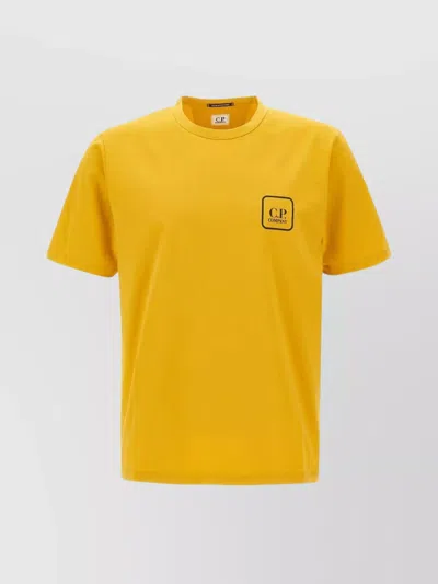 C.p. Company Cotton T-shirt In Yellow