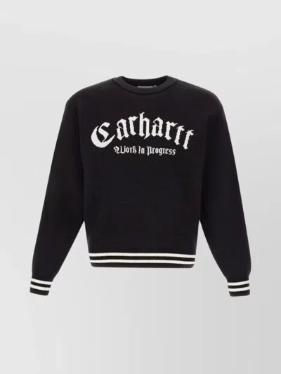 Carhartt Onyx Sweater Viscose And Wool Sweater In Black