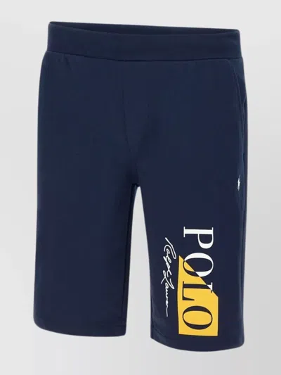 Polo Ralph Lauren Cotton Shorts In Blue