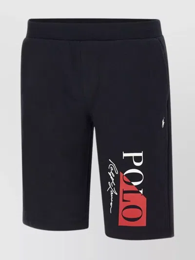 Polo Ralph Lauren Cotton Shorts In Black