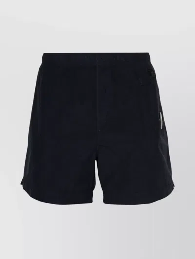 C.p. Company Lens-detail Swim Shorts In Blue