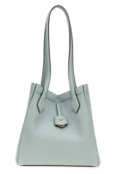 Fendi Elegant Blue Origami Handbag For Women