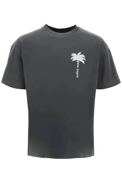 Palm Angels T-shirt  Men Color Black In Gray