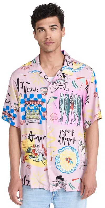 Closed Graphic-print Shirt In Multicolor