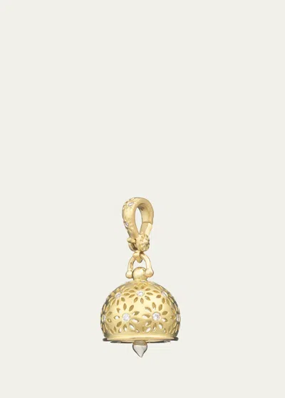 Paul Morelli Women's Meditation Bells #4 Eyelet Meditation Bell 18k Gold & 0.25 Tcw Diamond Charm In Yellow Gold