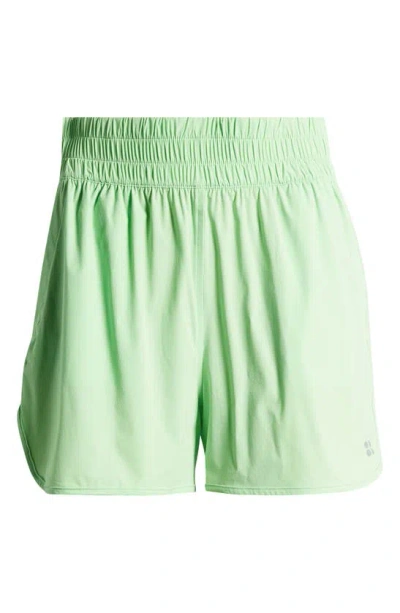 Sweaty Betty Relay Shell Shorts In Green