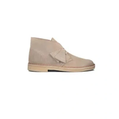 Clarks Originals 25mm Leather Desert Boot Lace-up Shoes In Neutrals