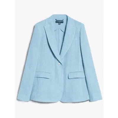 Weekend Max Mara Womens Water Nalut Single-breasted Linen Blazer