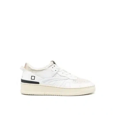 Date Torneo Sneakers In White Leather