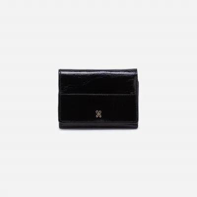 Hobo Women's Jill Mini Trifold Wallet In Black