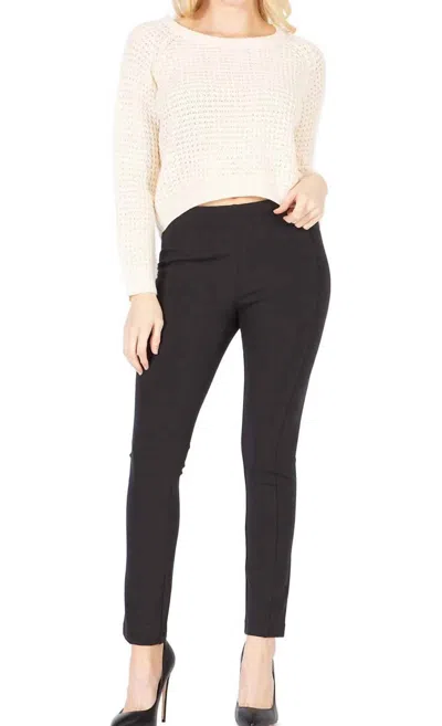 Bcbgmaxazria Plain Textured-knit Cropped Sweater In Ecru In Beige