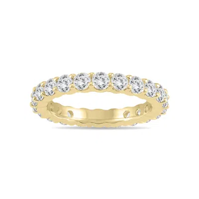 Sselects Ags Certified Diamond Eternity Band In 14k Yellow Gold 1.90 - 2.30 Ctw