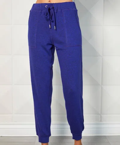 French Kyss Viscose Joggers In Indigo In Blue