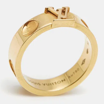 Pre-owned Louis Vuitton Empreinte 18k Yellow Gold Ring