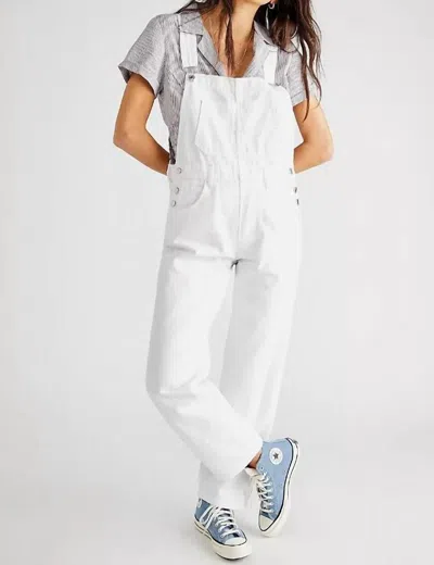 Free People We The Free Ziggy Overalls In White