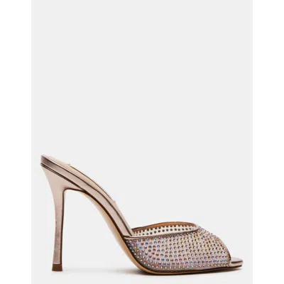 Steve Madden Priya Blush Rhinestones In Gold