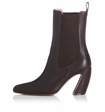 Alias Mae Josie Boot In Chocolate Leather In Grey