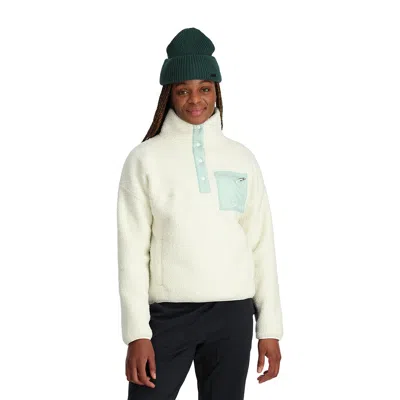 Spyder Womens Cloud Pullover - Snow In White