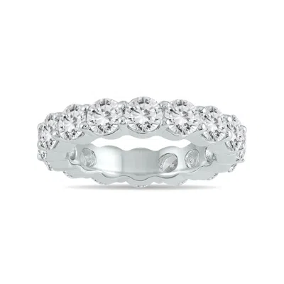 Sselects Ags Certified Diamond Eternity Band In 14k White Gold 4.62 - 5.61 Ctw