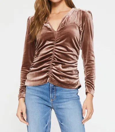 Another Love Sadelle Top In Sable In Brown