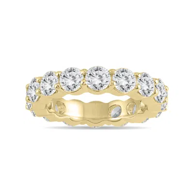 Sselects Ags Certified Diamond Eternity Band In 14k Yellow Gold 4.62 - 5.61 Ctw