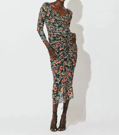 Cleobella Macey Mesh Midi Dress In Multi