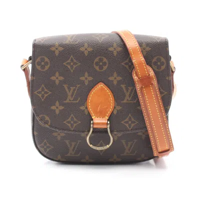 Pre-owned Louis Vuitton Sun Crew Pm Monogram Shoulder Bag Pvc Leather Brown