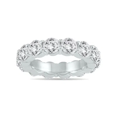 Sselects Ags Certified Diamond Eternity Band In 14k White Gold 6 1/2 - 7 1/2 Ctw