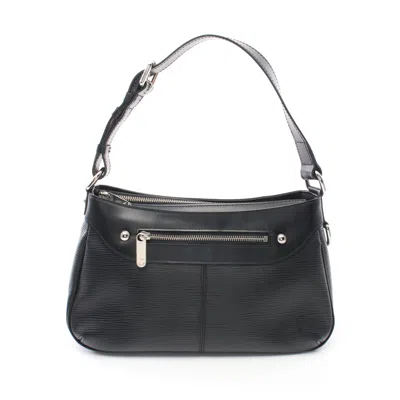 Pre-owned Louis Vuitton Turen Pm Epi Noir Shoulder Bag Leather In Black