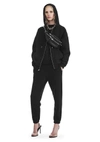 ALEXANDER WANG DENSE FLEECE ZIP THRU HOODIE,4C37200