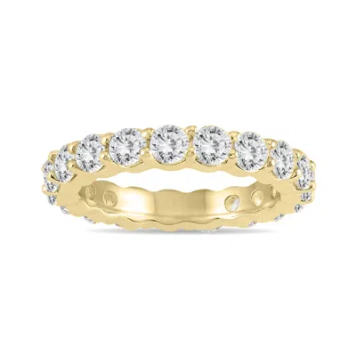 Sselects Ags Certified Diamond Eternity Band In 14k Yellow Gold 2.55 - 3 Ctw