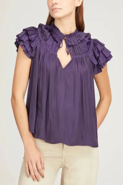 Ulla Johnson Liv Top In Lago In Multi