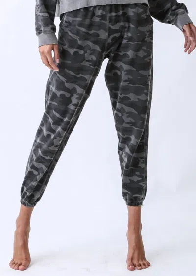 Electric & Rose Women's Ester Sweatpants In Camo Shadow In Grey