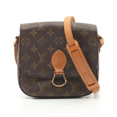 Pre-owned Louis Vuitton Sun Crew Mm Monogram Shoulder Bag Pvc Leather Brown